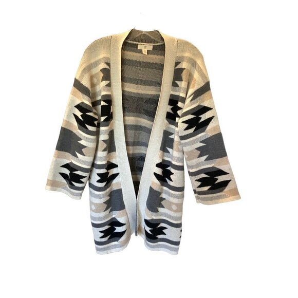 H&M long wrap cardigan with belt XS oversized AS NEW - Picture 2 of 6